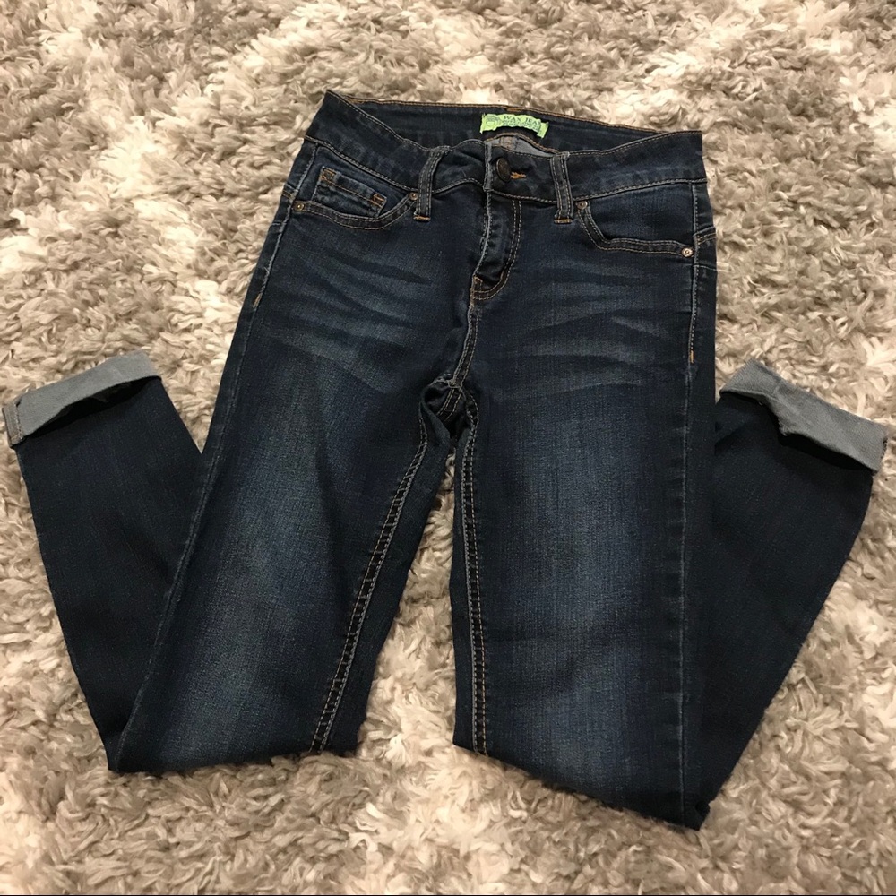 🌶 (3 For $25) Blue Ankle Skinny Jeans